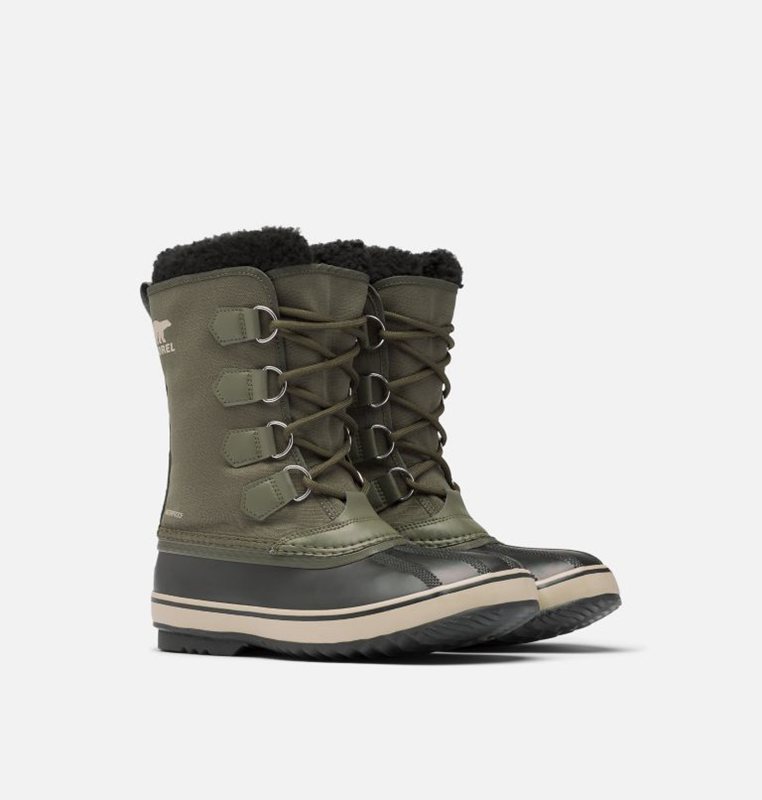 Mens Snow Boots Deep Green/Black - Sorel 1964 Pac™ Nylon - 034982-QND